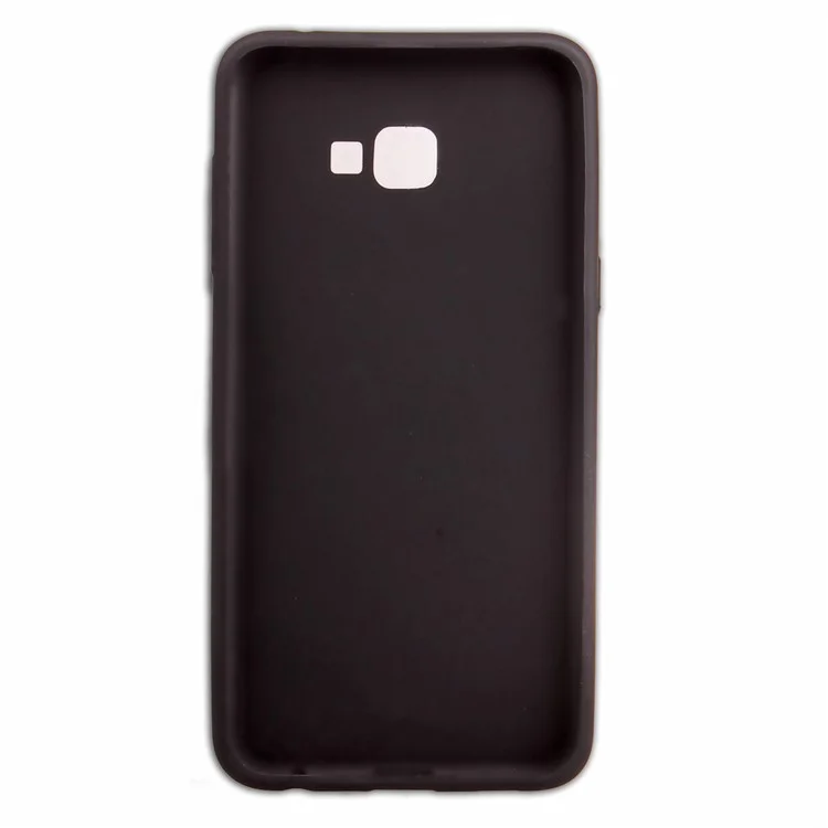 Matte Woven Texture Leather Coated TPU Case for Samsung Galaxy A7 (2017) SM-A720 - Black