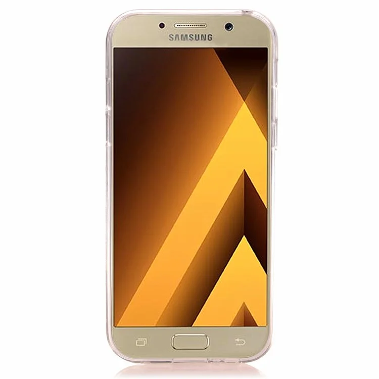 Glittery Sequins TPU Casing Case for Samsung Galaxy A5 (2017) SM-A520 - Silver