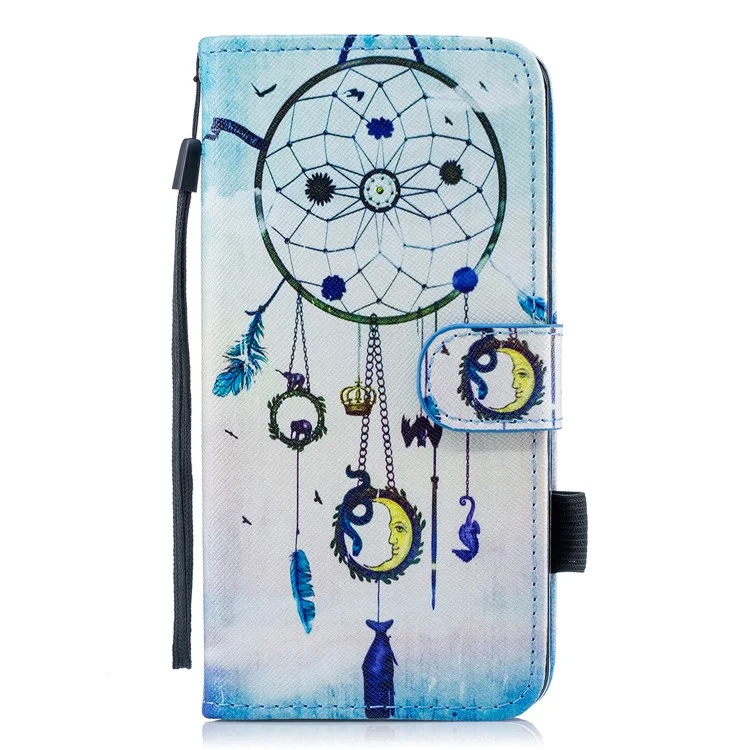 Pattern Printing Wallet Stand Leather Case for Samsung Galaxy S9 Plus G965 - Dream Catcher