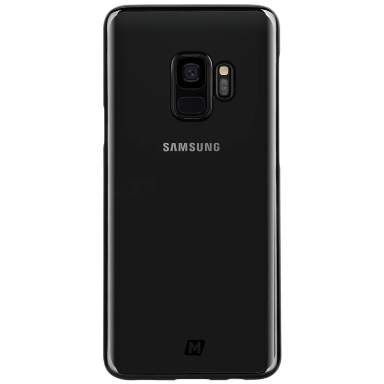MOMAX Super Thin Hard Plastic Electroplate Back Case for Samsung Galaxy S9 G960 - Black