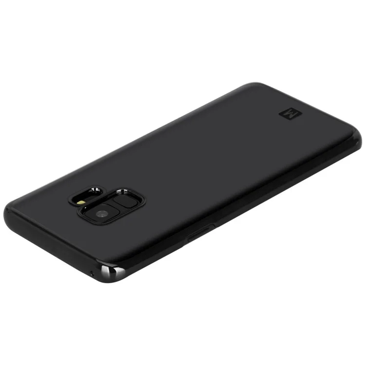 MOMAX Super Thin Hard Plastic Electroplate Back Case for Samsung Galaxy S9 G960 - Black