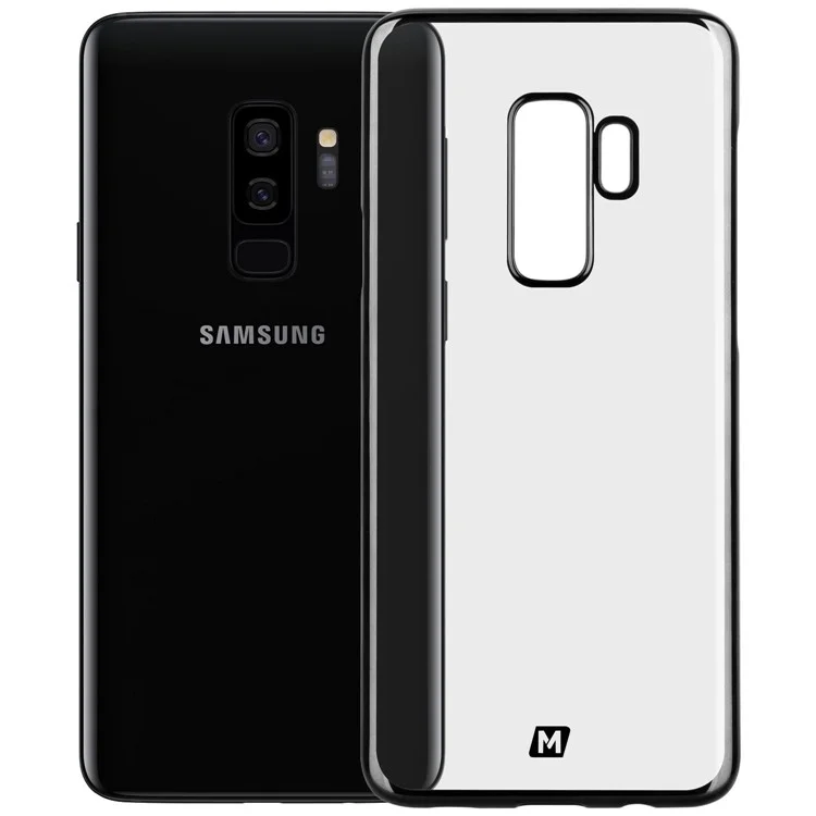 MOMAX Super Thin Hard Plastic Electroplate Back Case for Samsung Galaxy S9+ G965 - Black