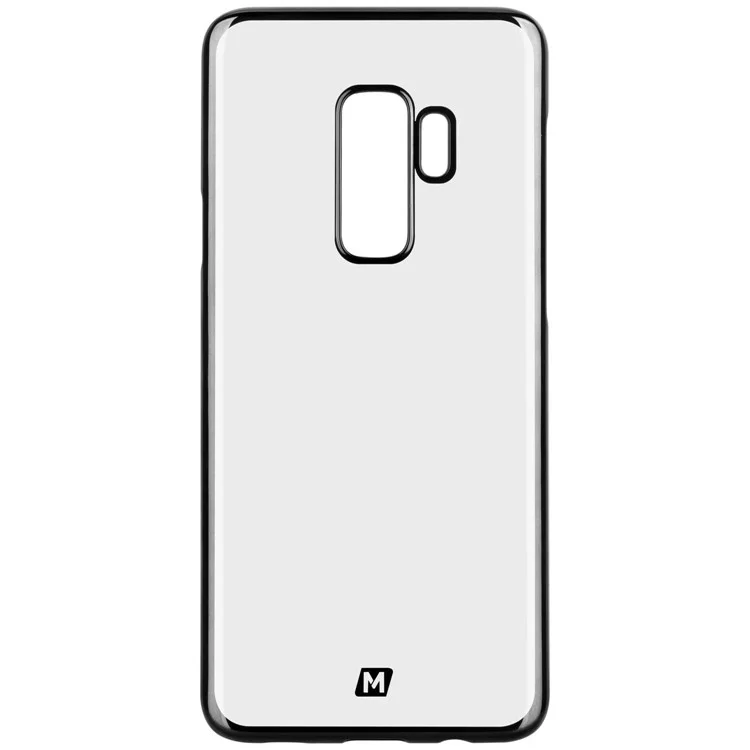 MOMAX Super Thin Hard Plastic Electroplate Back Case for Samsung Galaxy S9+ G965 - Black