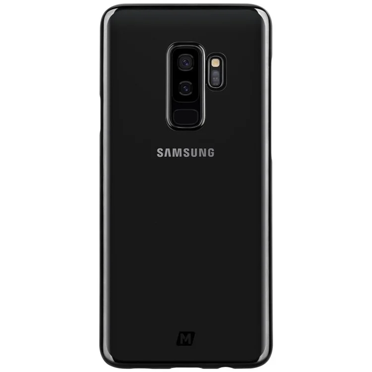 MOMAX Super Thin Hard Plastic Electroplate Back Case for Samsung Galaxy S9+ G965 - Black
