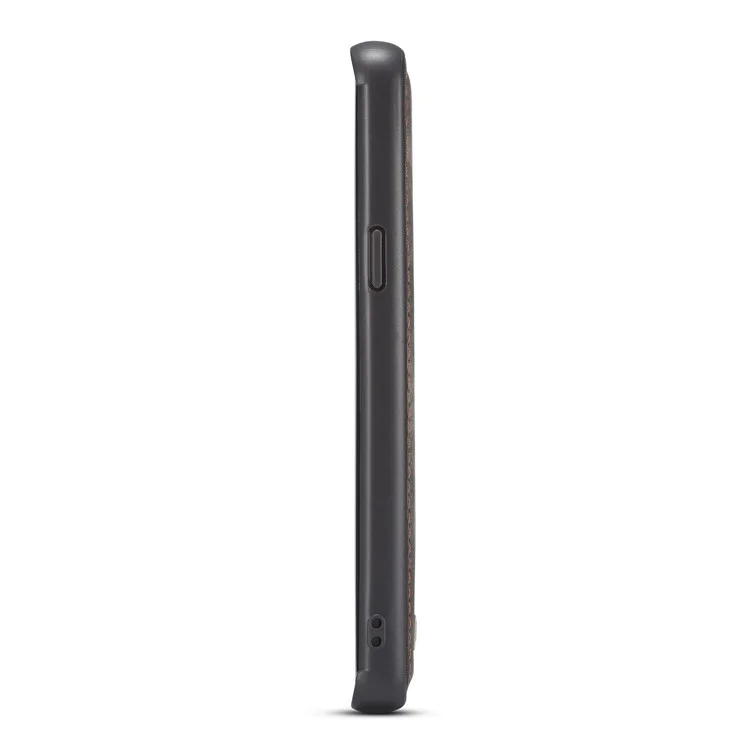 CASEME 2-in-1 Detachable Wallet Split Leather Mobile Case for Samsung Galaxy S9 - Black