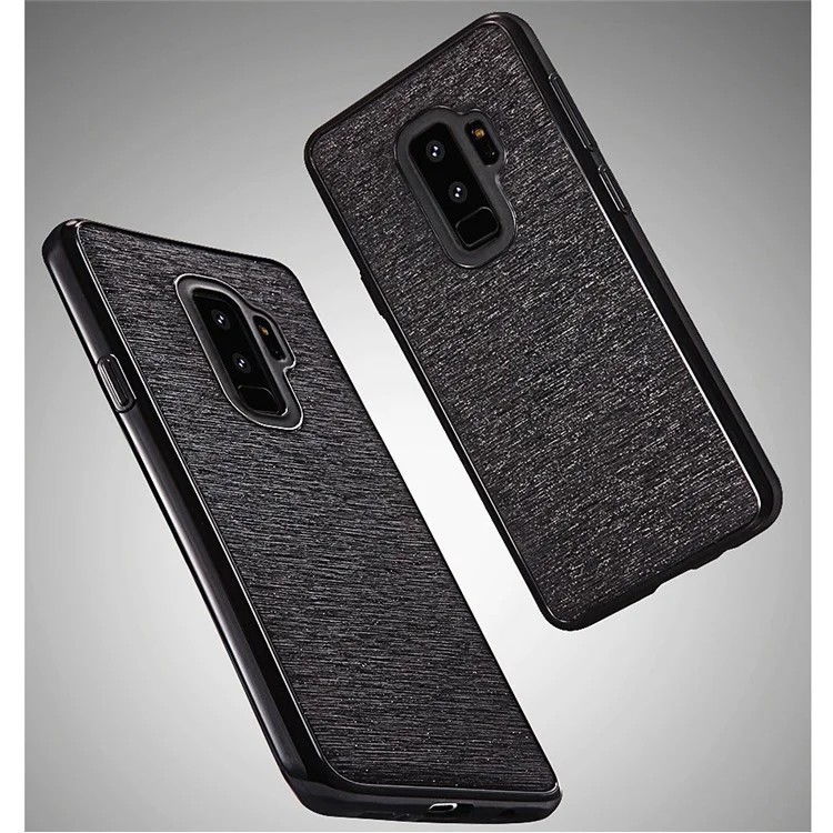 SULADA Galaxy Series Brushed TPU Case for Samsung Galaxy S9 SM-G960 - Black