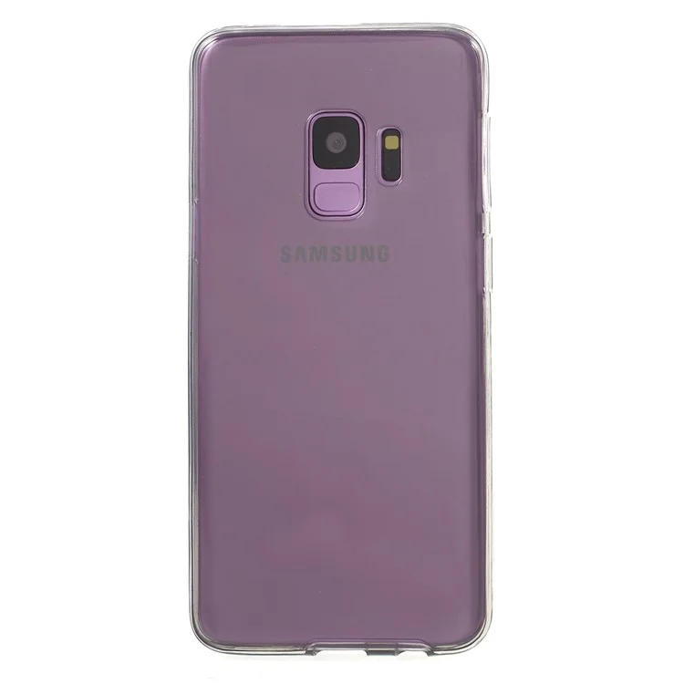 2-in-1 Touchable TPU Case (Front + Back) for Samsung Galaxy S9 G960 - Black