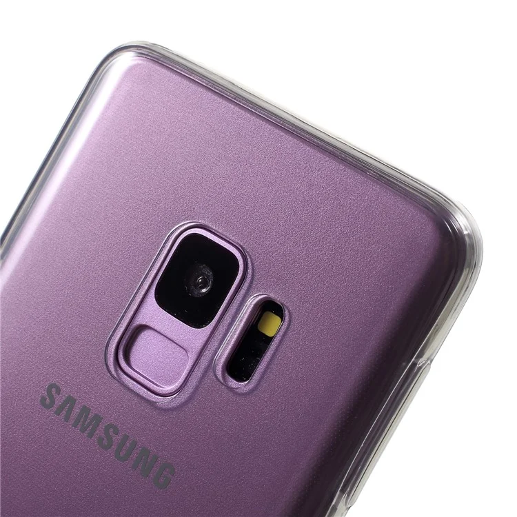 2-in-1 Touchable TPU Case (Front + Back) for Samsung Galaxy S9 G960 - Black