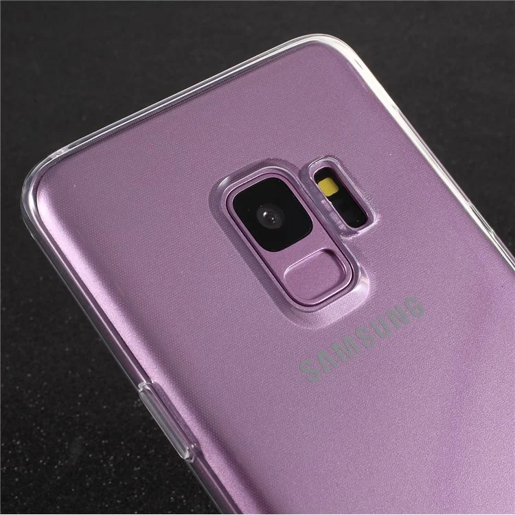Transparent Soft TPU Phone Case for Samsung Galaxy S9 SM-G960 - Transparent