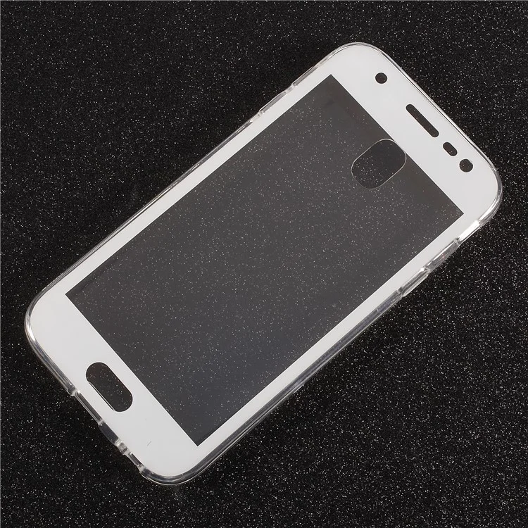 2-in-1 Touchable Cover (Acrylic Front + TPU Back) for Samsung Galaxy J3 (2017) EU Version/J3 Pro (2017) - White