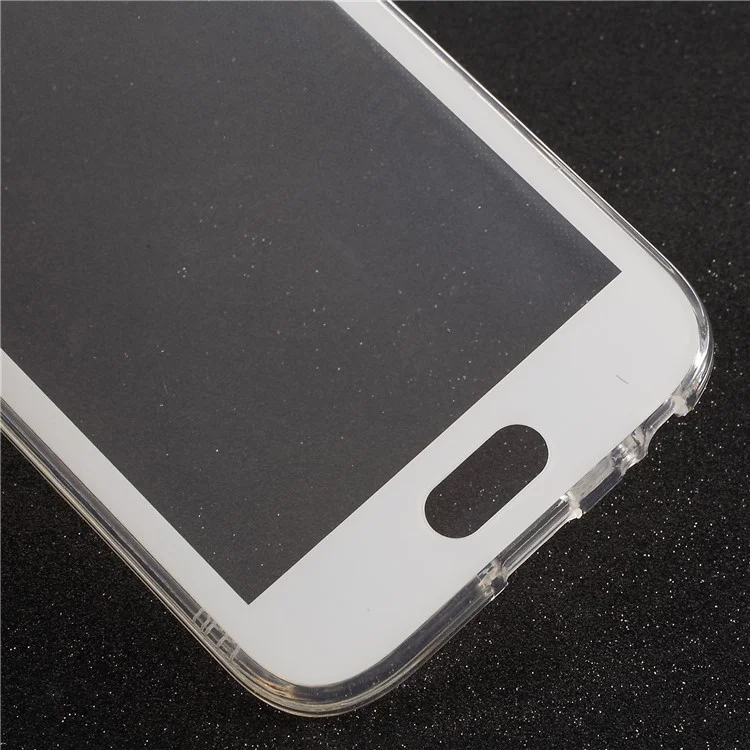 2-in-1 Touchable Cover (Acrylic Front + TPU Back) for Samsung Galaxy J3 (2017) EU Version/J3 Pro (2017) - White