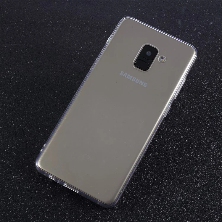 Crystal Clear Acrylic + TPU Hybrid Case for Samsung Galaxy A8+ (2018)