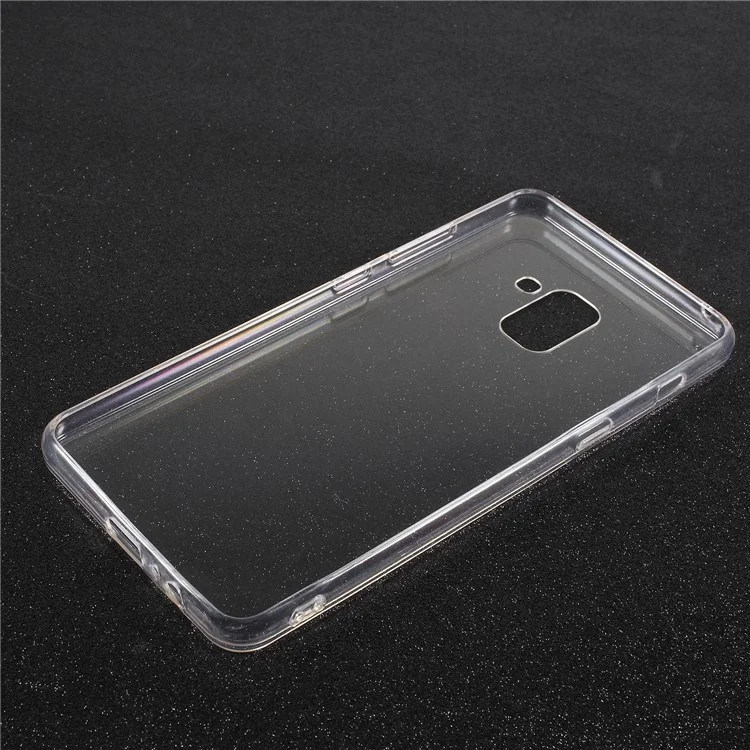 Crystal Clear Acrylic + TPU Hybrid Case for Samsung Galaxy A8+ (2018)