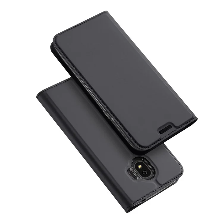 DUX DUCIS Skin Pro Series Leather Stand Case for Samsung Galaxy J2 Pro 2018 - Grey