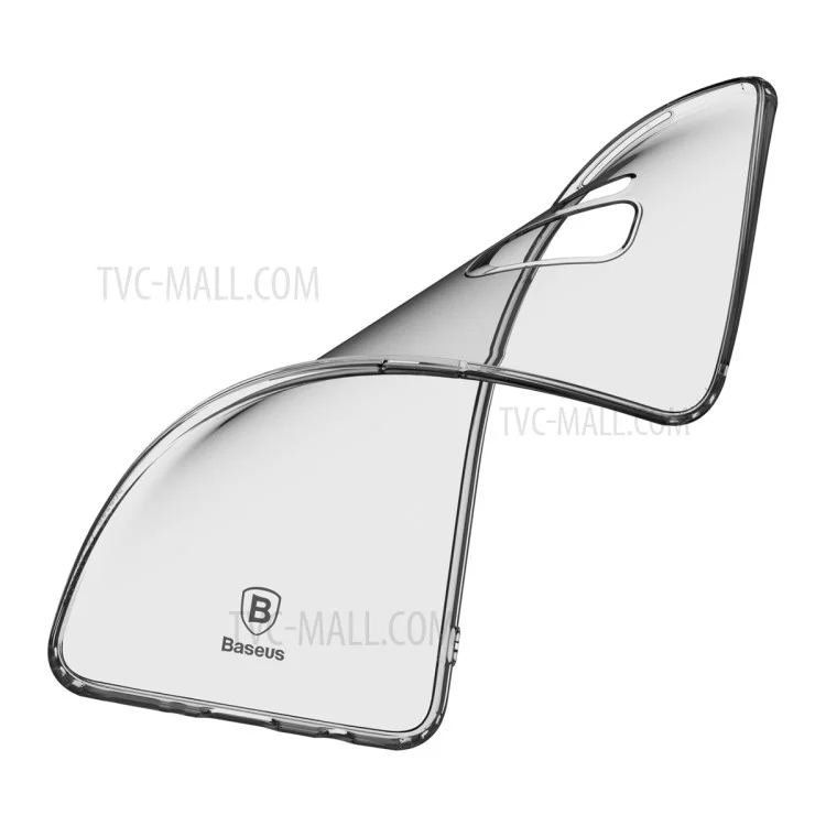 BASEUS Simple Series Clear Germany Bayer TPU Case for Samsung Galaxy S9+ SM-G965 - Grey