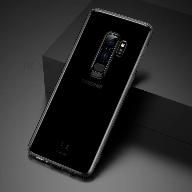 BASEUS Simple Series Clear Germany Bayer TPU Case for Samsung Galaxy S9+ SM-G965 - Grey