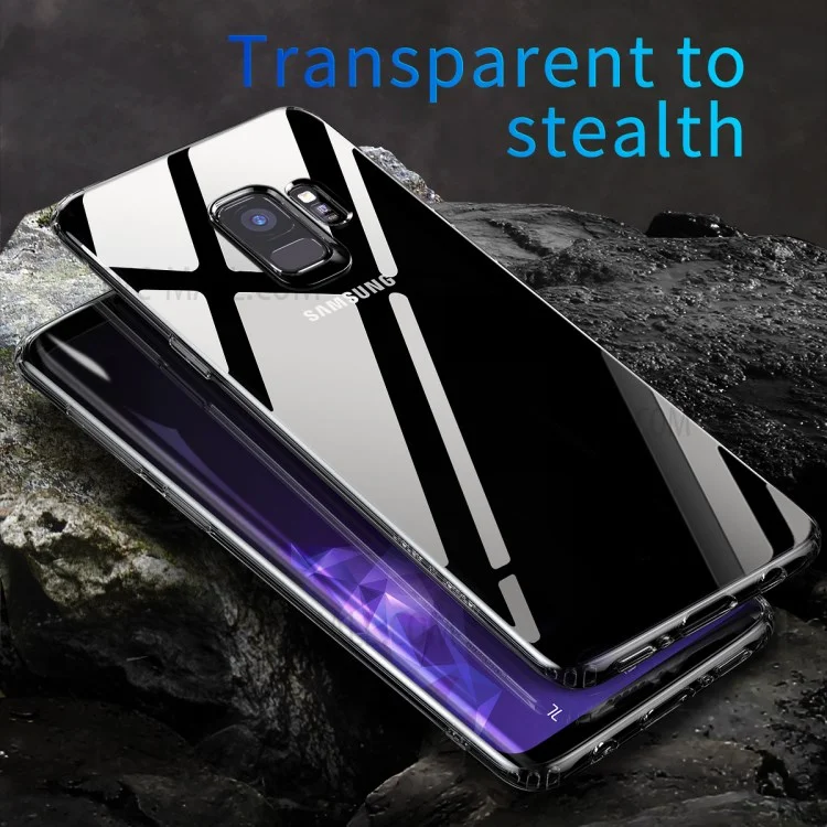 BASEUS Simple Series Clear Germany Bayer TPU Case for Samsung Galaxy S9+ SM-G965 - Grey
