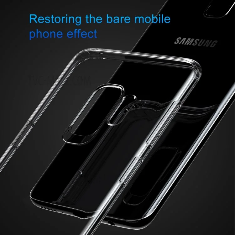 BASEUS Simple Series Clear Germany Bayer TPU Case for Samsung Galaxy S9+ SM-G965 - Grey