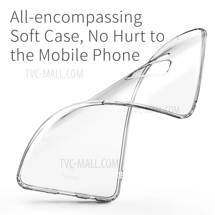 BASEUS Simple Series Clear Germany Bayer TPU Case for Samsung Galaxy S9+ SM-G965 - Grey