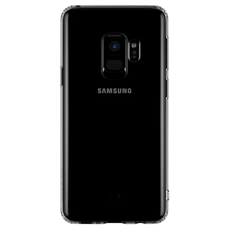 BASEUS Simple Series Clear Glossy TPU Back Case for Samsung Galaxy S9 G960 - Transparent Black