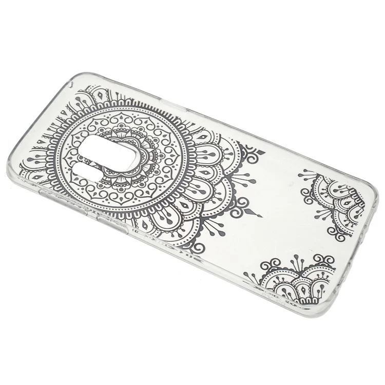 Pattern Printing Lightweight TPU Cover for Samsung Galaxy S9 SM-G960 - Lace Flower