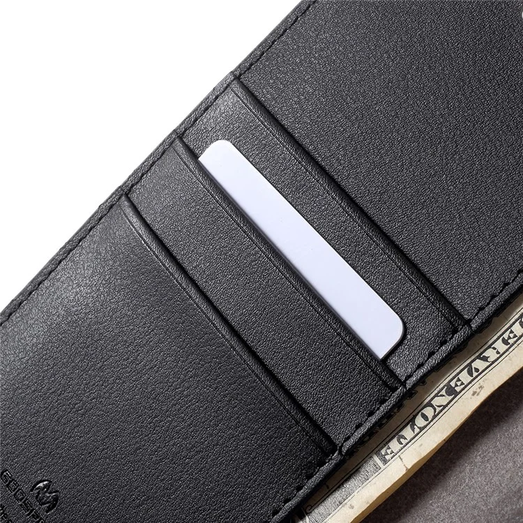 MERCURY GOOSPERY Romance Diary Leather Stand Wallet Case for Samsung Galaxy S9 Plus SM-G965 - Black