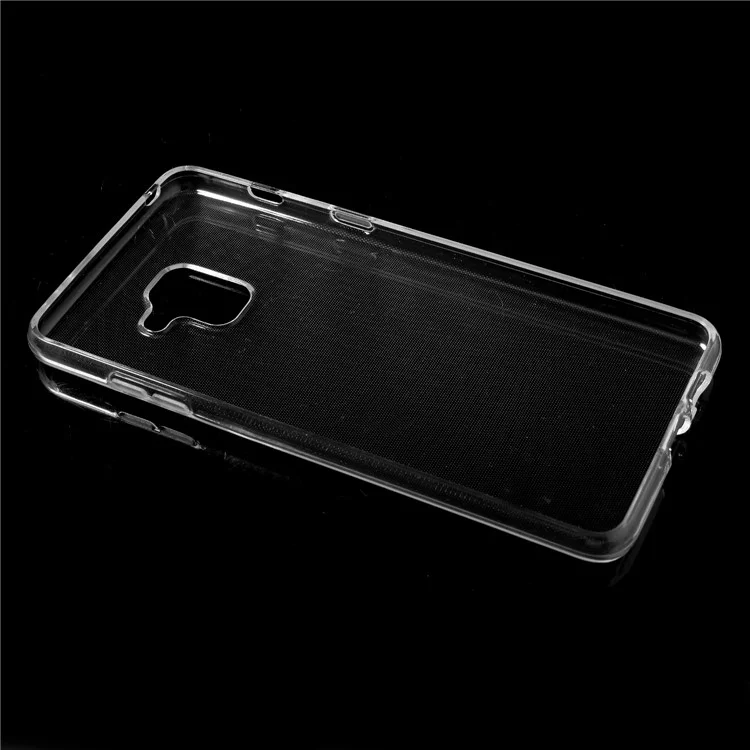 100PCS Clear TPU Cell Phone Case with Non-slip Inner for Samsung Galaxy A8 (2018) - Transparent