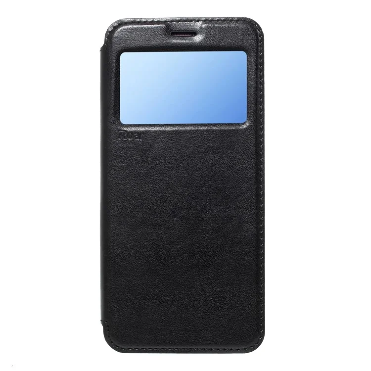 ROAR KOREA Noble Leather View Window Flip Stand Case for Samsung Galaxy S9 SM-G960 - Black