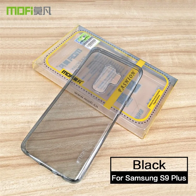 MOFI Yin Series Ultra Thin Clear Soft TPU Phone Shell for Samsung Galaxy S9+ SM-G965 - Black