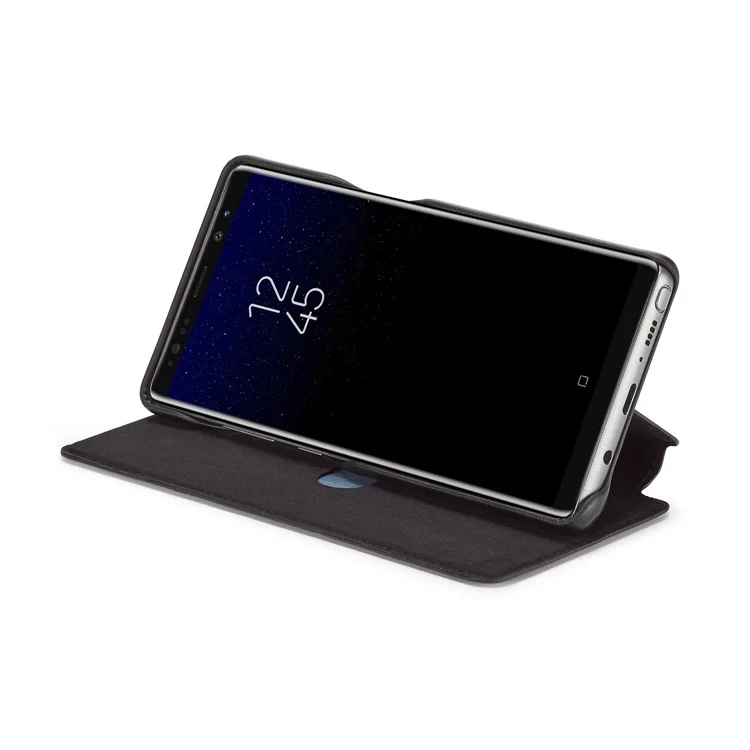 LC.IMEEKE Retro Style Leather Card Holder Case for Samsung Galaxy Note 8 SM-N950 - Black