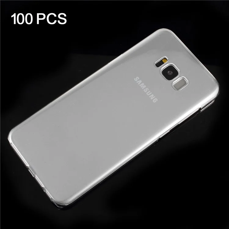 100Pcs/Lot PC Transparent Mobile Phone Lightweight Cases for Samsung Galaxy S8+ G955 - Transparent