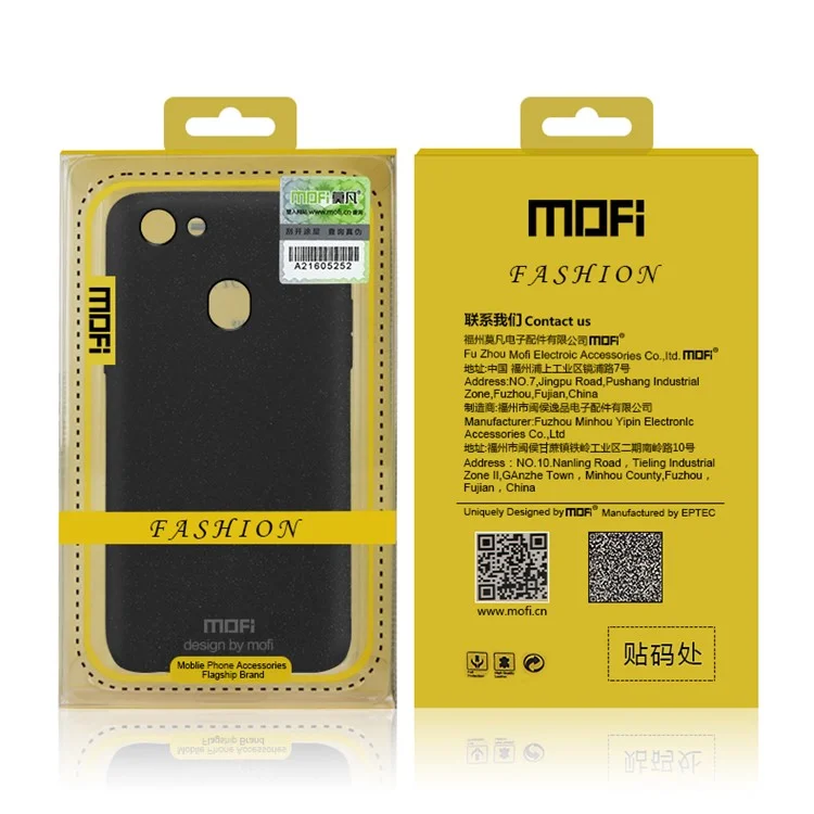 MOFI Matte Fragrant TPU Soft Case for Samsung Galaxy A8+ (2018) - Black