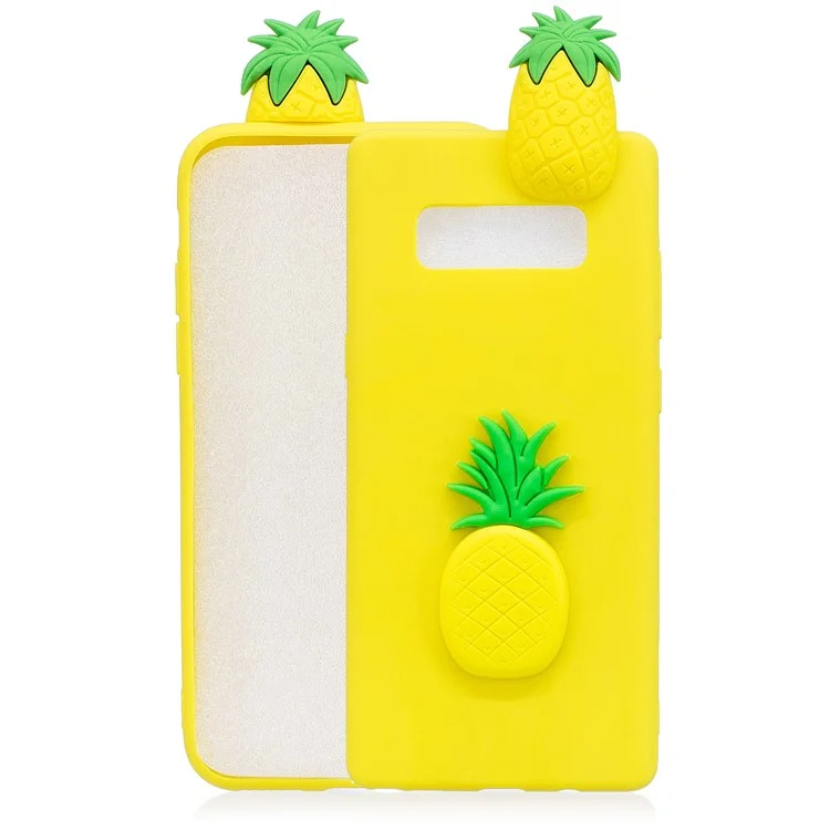 3D Pattern Soft TPU Back Case for Samsung Galaxy Note 8 N950 - Pineapple