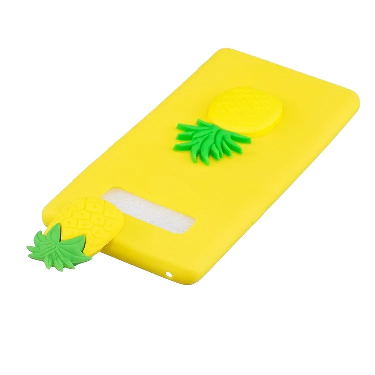 3D Pattern Soft TPU Back Case for Samsung Galaxy Note 8 N950 - Pineapple