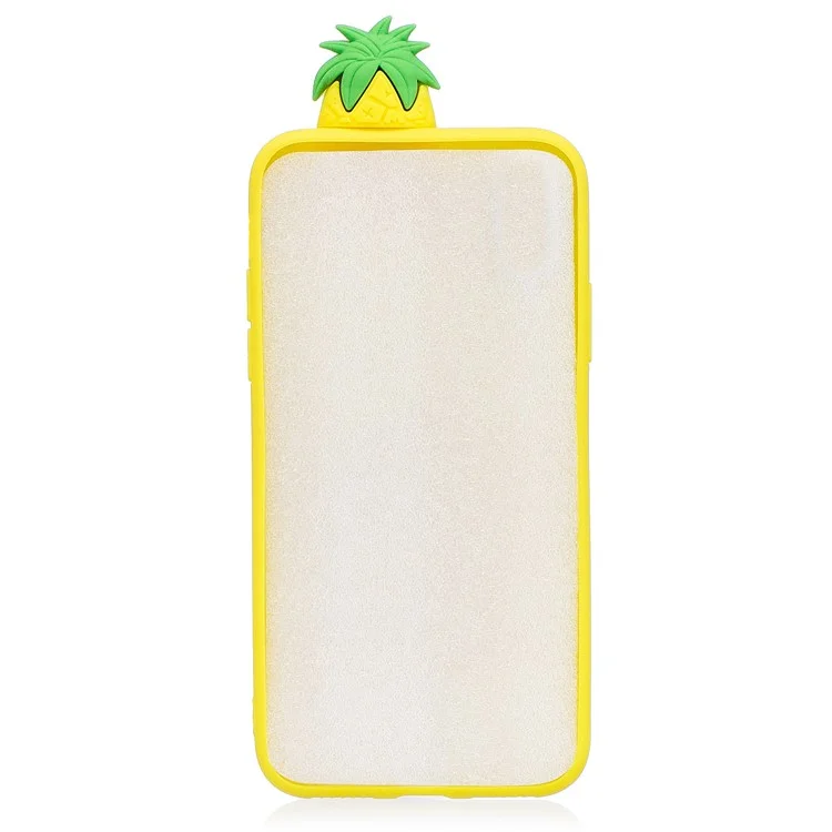 3D Pattern Soft TPU Back Case for Samsung Galaxy Note 8 N950 - Pineapple