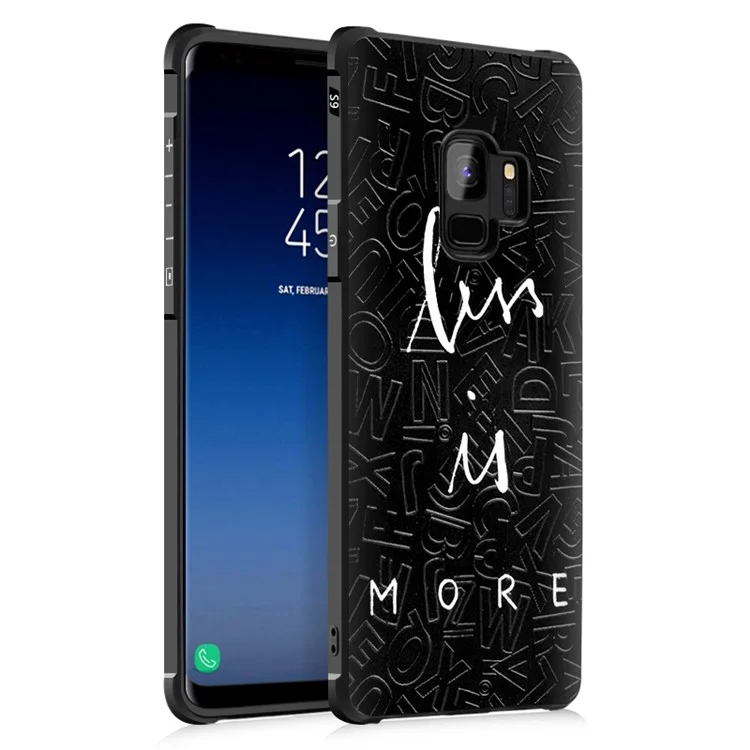 Four Corners Air-cushioning TPU Case for Samsung Galaxy S9 SM-G960 - Less Is More