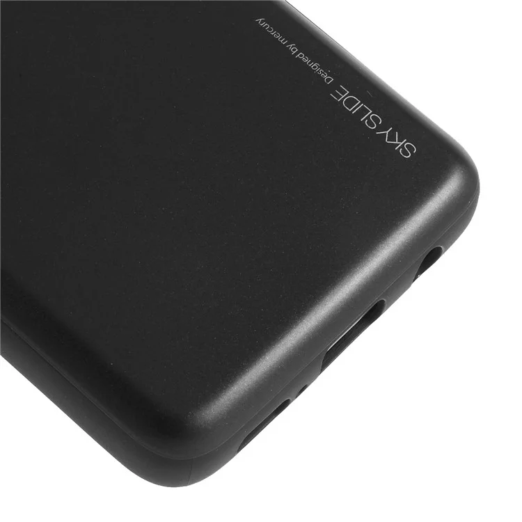 MERCURY GOOSPERY Sky Slide Card Holder PC TPU Case for Samsung Galaxy S9 SM-G960 - Black