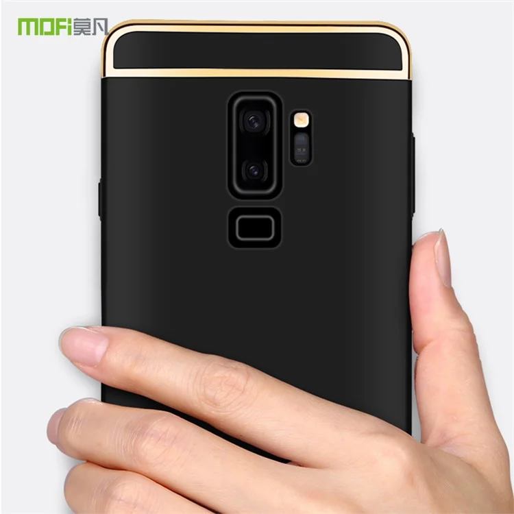 MOFI Guard Series Detachable 3-in-1 Electroplating Plastic Case for Samsung Galaxy S9+ G965 - Black