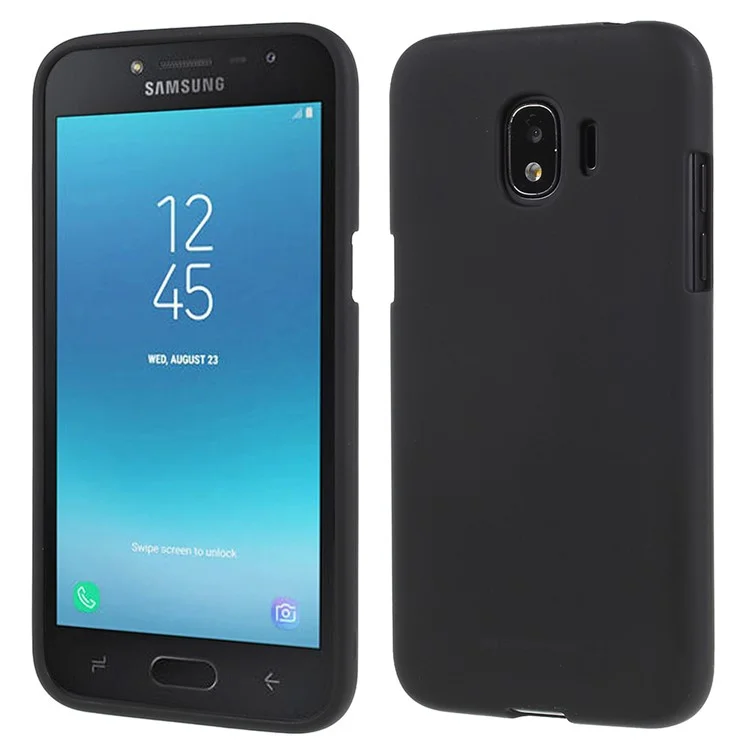 MERCURY GOOSPERY Matte Skin TPU Cover Case for Samsung Galaxy J2 Pro 2018 - Black