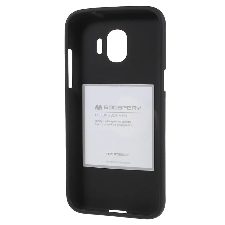 MERCURY GOOSPERY Matte Skin TPU Cover Case for Samsung Galaxy J2 Pro 2018 - Black