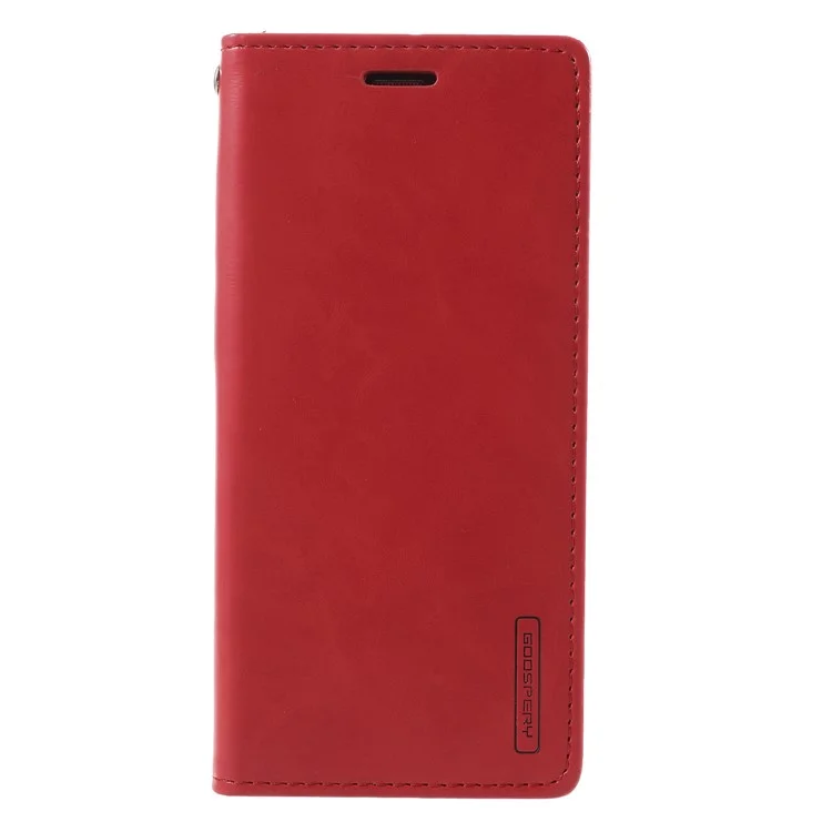 MERCURY GOOSPERY Blue Moon Leather Wallet Case for Samsung Galaxy S9 G960 - Red