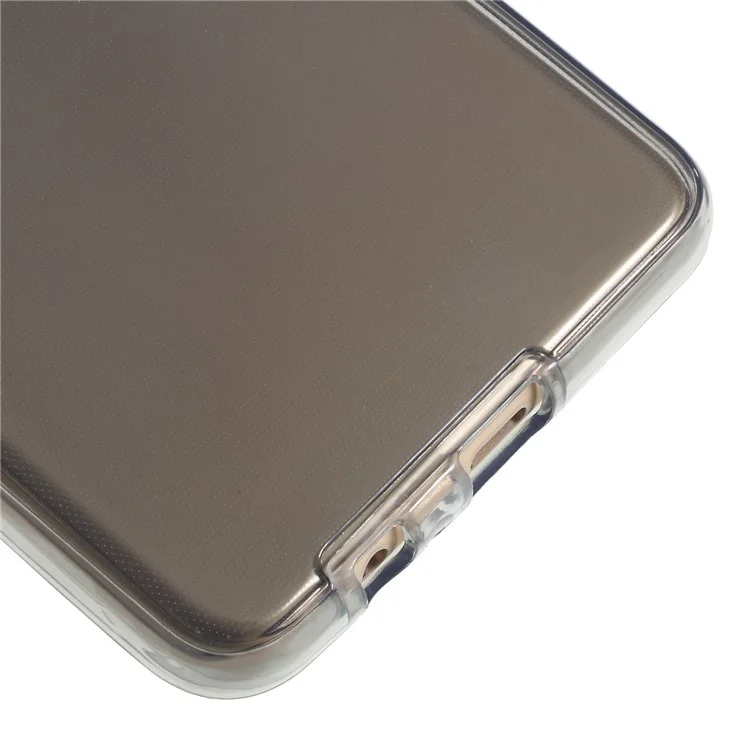Two Pieces Front + Back TPU Case for Samsung Galaxy A8+ (2018) - Grey