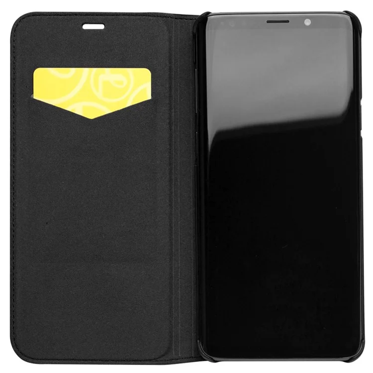 QIALINO Genuine Leather Protection Case with Card Holder for Samsung Galaxy S9 Plus G965 - Black