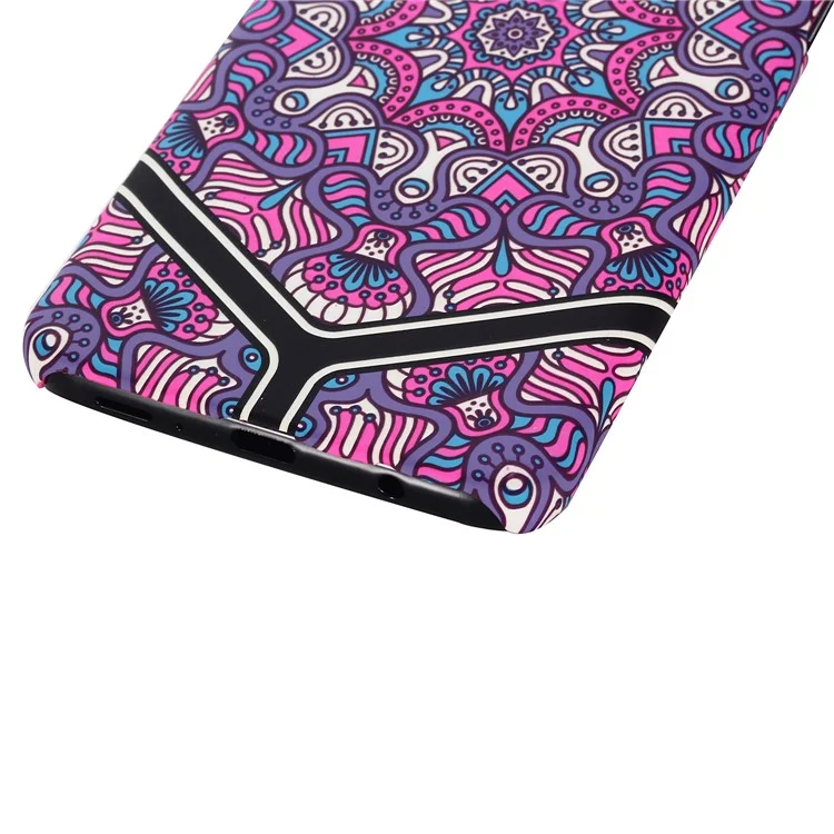 Ethnic Style Embossment Luminous Matte TPU Phone Case for Samsung Galaxy S9+ SM-G965 - Style 1