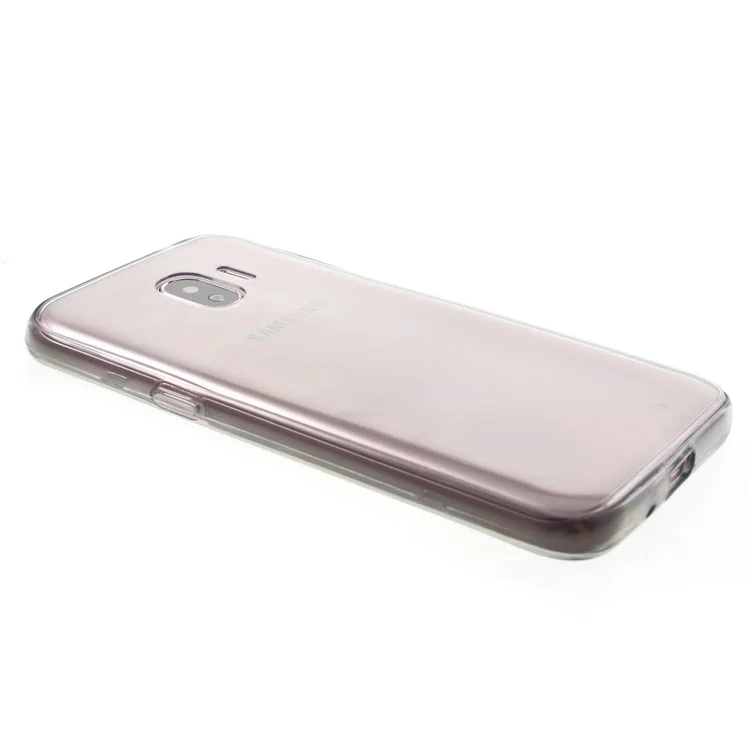 2-in-1 Touchable TPU Case (Front + Back) for Samsung Galaxy J2 Pro 2018 - Grey