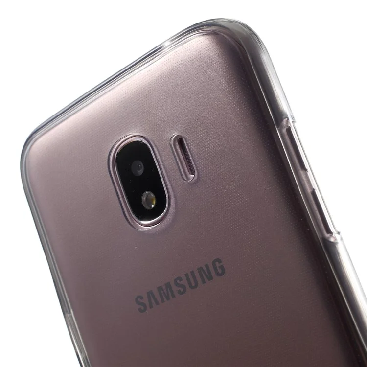 2-in-1 Touchable TPU Case (Front + Back) for Samsung Galaxy J2 Pro 2018 - Grey