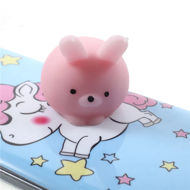 Squishy 3D Animal TPU Phone Cover Case for Samsung Galaxy S9 SM-G960 - Unicorn
