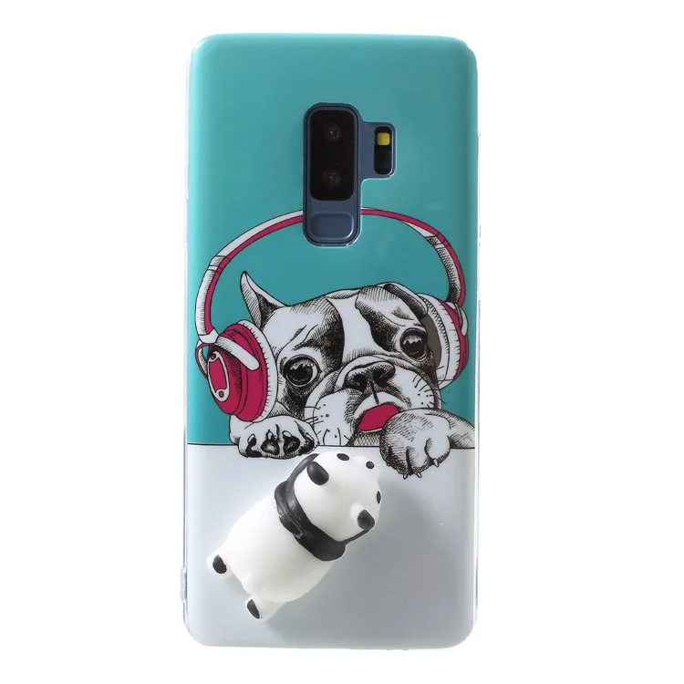 Squishy 3D Animal TPU Phone Case for Samsung Galaxy S9+ SM-G965 - Dog