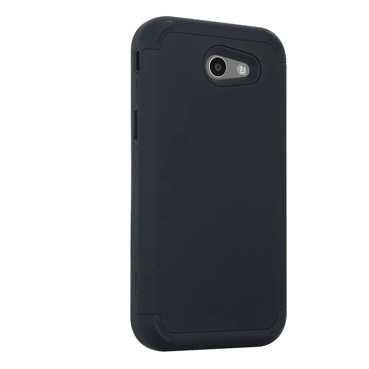 Detachable Shockproof PC + TPU Hybrid Back Case for Samsung Galaxy J3 (2017) EU Version/J3 Pro (2017) - Black