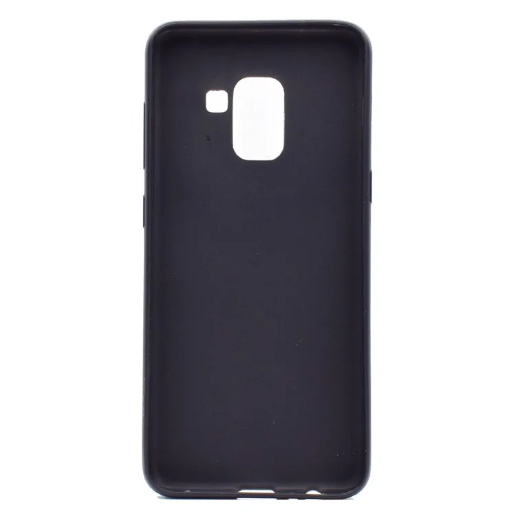 Patterned Printing TPU Soft Case for Samsung Galaxy A8 (2018) - Cat Reading Book